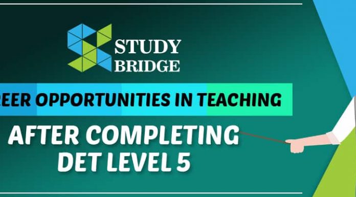 Career Opportunities in Teaching After Completing DET Level 5