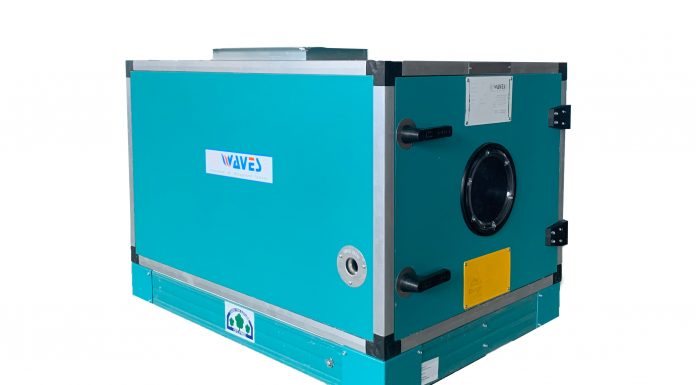 Air filter units in hospitals